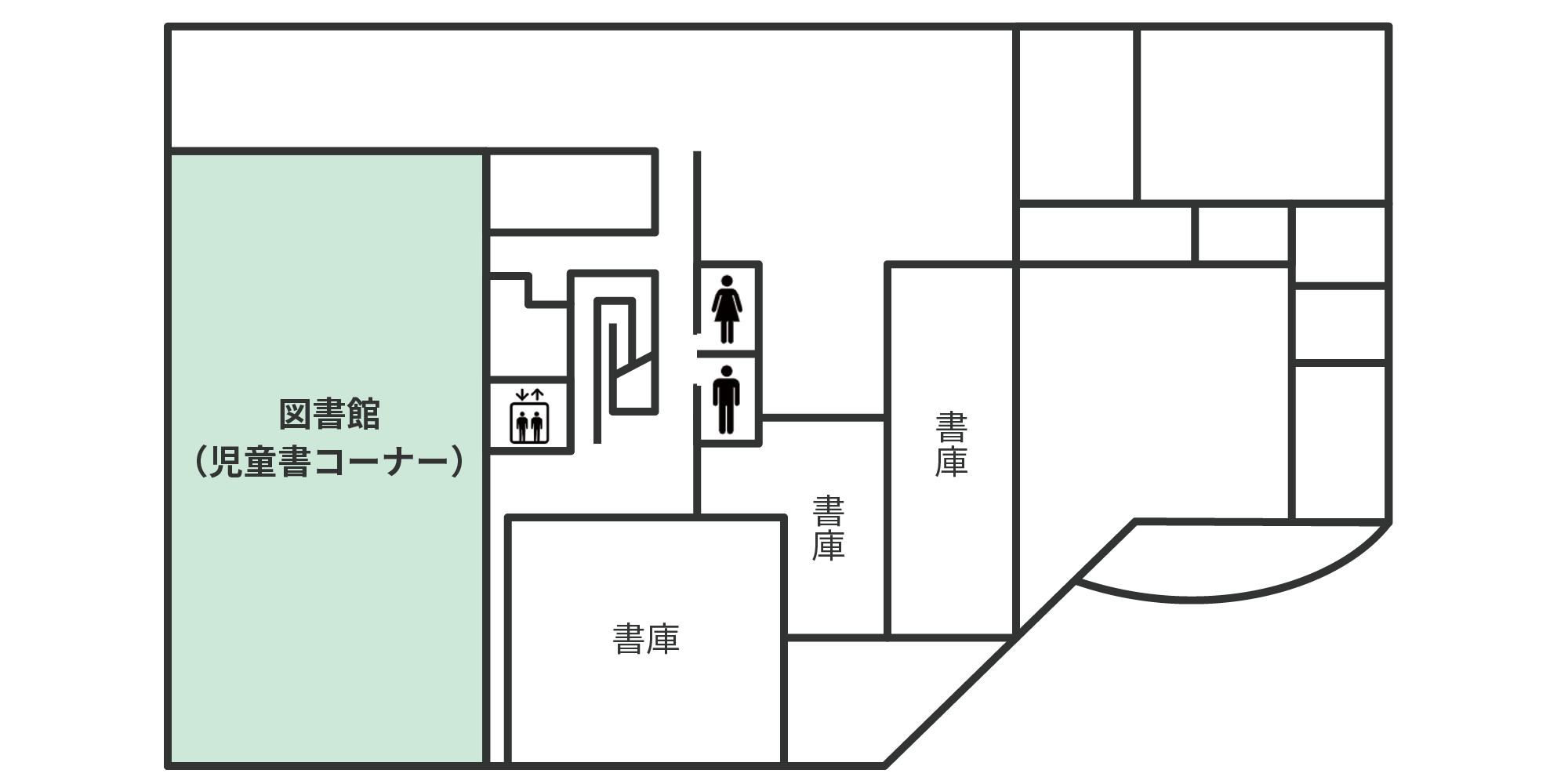 地下1階の見取り図