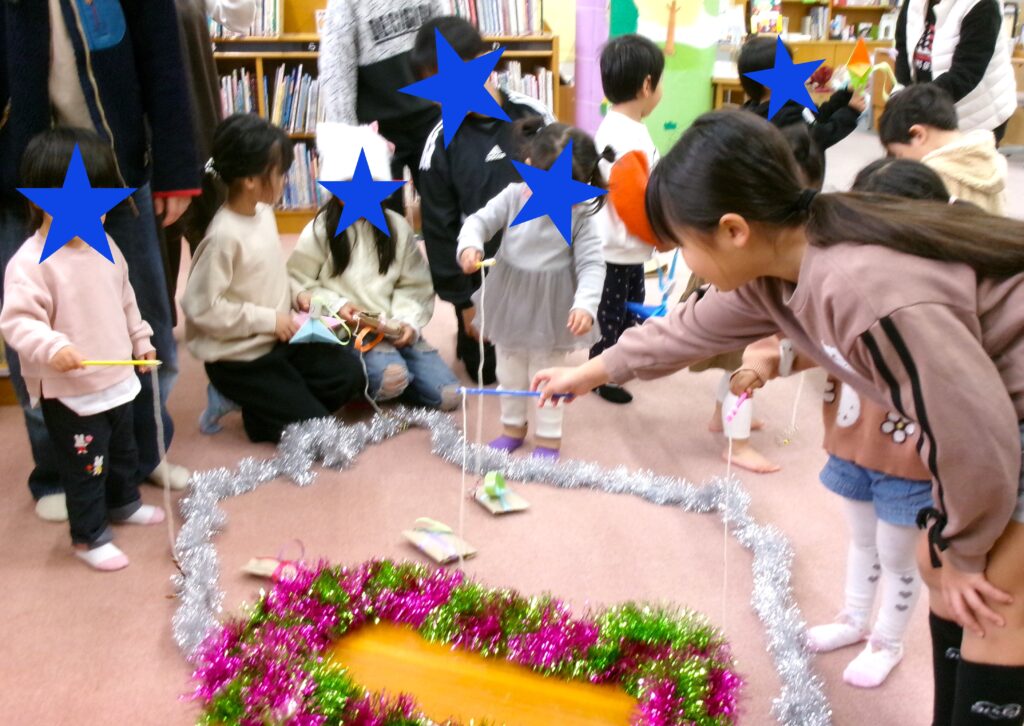 「クリスマス釣り」をしている画像